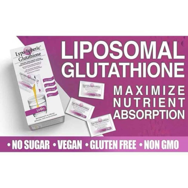 LIVON LABS Lypo-spheric GLUTATHIONE liposomal from USA. Master Antioxidant  Youthful Skin | PGMall