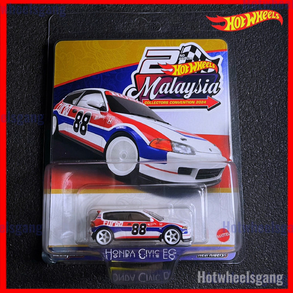 Hot Wheels Honda Civic EG Convention 2024 Malaysia 2nd Hot
