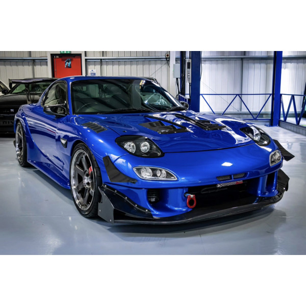Mini GT Mdx 2025 Mazda RX-7 RE Amemiya Chrome Blue Malaysia