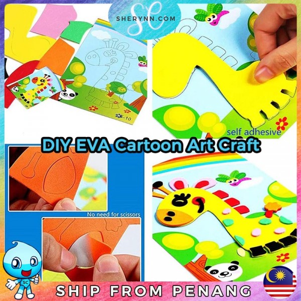 3D EVA Foam DIY Art Craft Kids Party Stationery Sticker Puzzle For Kids