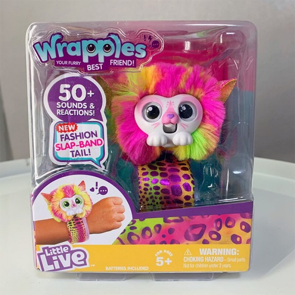 Little Live Wrapples Unao Or Bonnie Kids Interactive Toy Slap Band