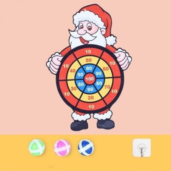 Cute Santa Squirrel Target Dart Throwing Flying Game Toy Cartoon Animal