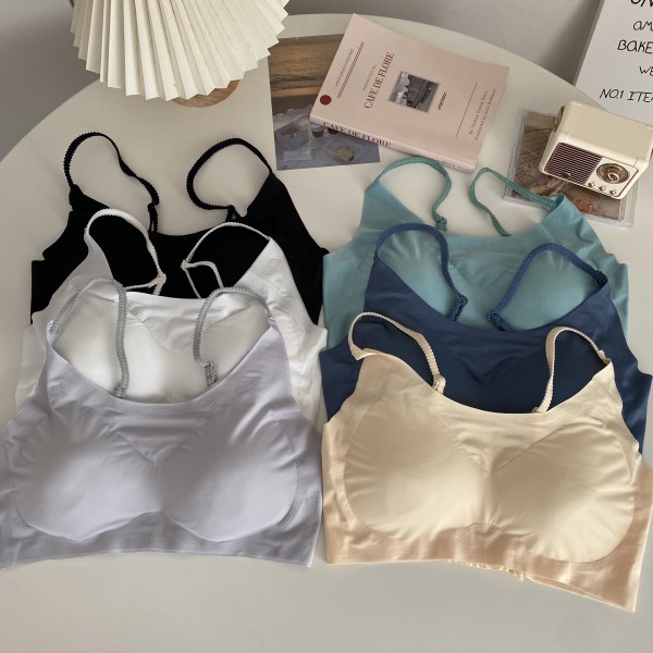 Real Shot CostEffective Korean Style Ice Silk Back Shaping Tube Top