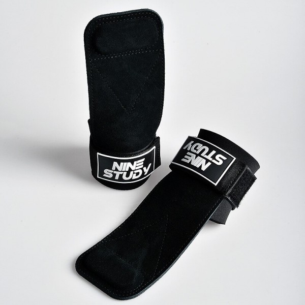 3MM Cowhide Leather Gym Gloves Pullup Lifting Gymnastic Crossfit Anti