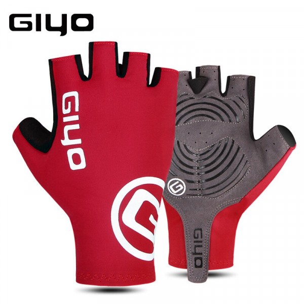 GIYO Short Cycling Gloves Fingerless Gloves Antislip Bicycle Lycra