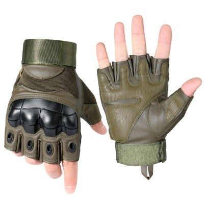 Tactical Fingerless Gloves For Men – Military Combat Shooting Half-Finger (Universal Fit)