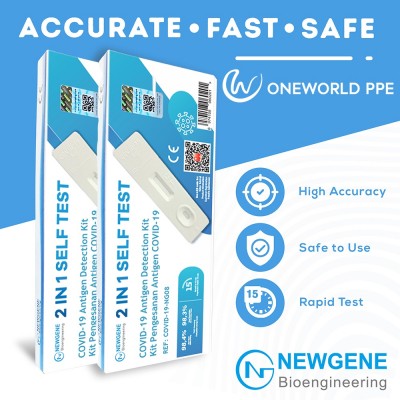 【KKM Approved 1 Box 25Kit NewGene 2in1 Saliva & Nasal Covid Test Kit ...