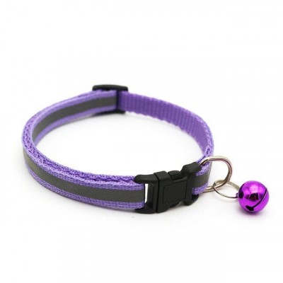 Hamilton Break-A-Way Safety Cat Collar - Adjustable Nylon, Hot Pink, 3/8-Inch Wide (Fits 8-12 Inch Necks) - View #6