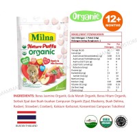 Milna Nature Organic Puffs 15g for 12 months+