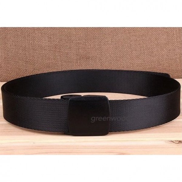 Lightweight Nylon Travel Belt (Airport Security Friendly, Will not