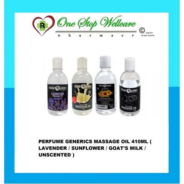 PERFUME GENERICS MASSAGE OIL 410ML LAVENDER SUNFLOWER GOAT'S
