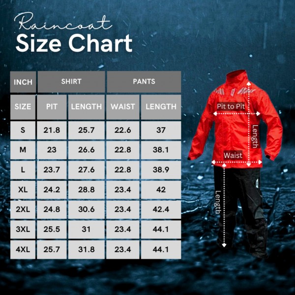 ORIGINAL GIVI RRS04 Raincoat Rainsuit Baju Hujan Jaket Motorcycle