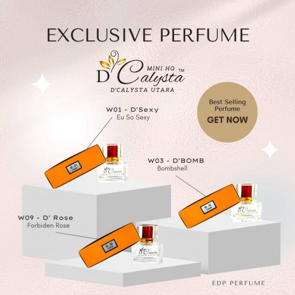D'CALYSTA EXCLUSIVE PERFUME HQ Man Woman (42 type) Cepat