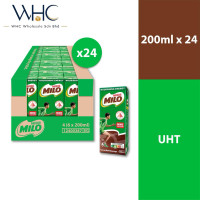 [KARTON] NESTLE MILO UHT Chocolate Malt Drink 200ml x 24 Packs | Air Kotak Minuman Malt Coklat Boron