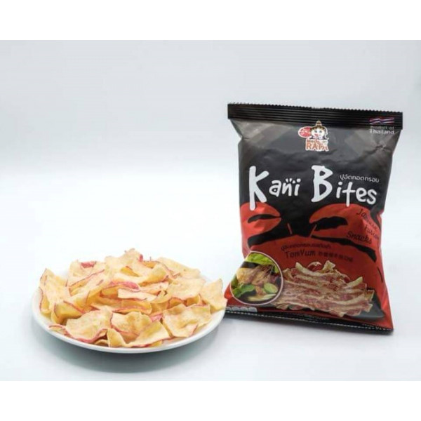 Halal Crispy Crab Chip TOMYUM Flavor KANI BITES Madame RATA (18gx1
