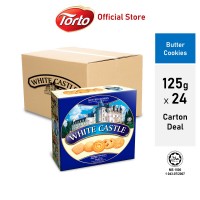 White Castle Butter Cookies Carton Deal (125g x 24 boxes) - Perfect for Wedding Door Gift