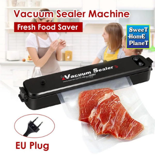 [FREE 10pcs Vacuum Pack] Automatic Sealing Food Vacuum Sealer Kitchen