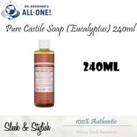 Dr Bronner&#39;s Pure Castile Soap 240ml (Eucalyptus) | Sabun Pure-Castile 18-dalam-1 Dr. Bronner