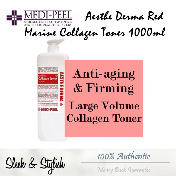 【Medipeel】Aesthe Derma Red Marine Collagen Toner 1000ml 1000 | pgmall