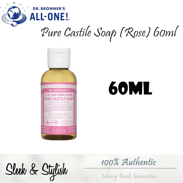 Dr Bronners Dr Bronner's Pure Castile Soap (Cherry Blossom) 60ml