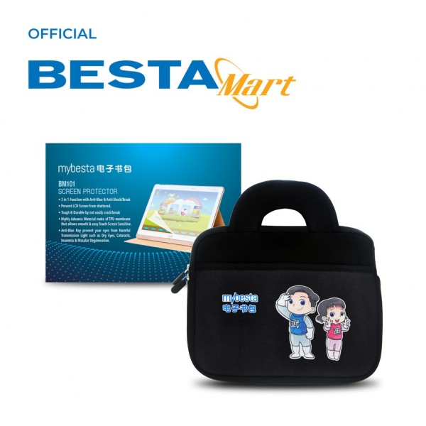 [accessory] handbag & screen protector for BM101 Black PGMall