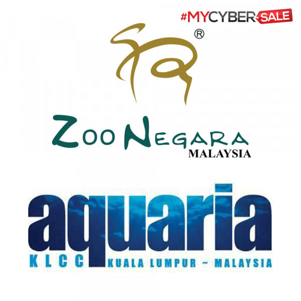 [MYKAD] ZOO NEGARA + AQUARIA KLCC Entrance Ticket Single Child PGMall