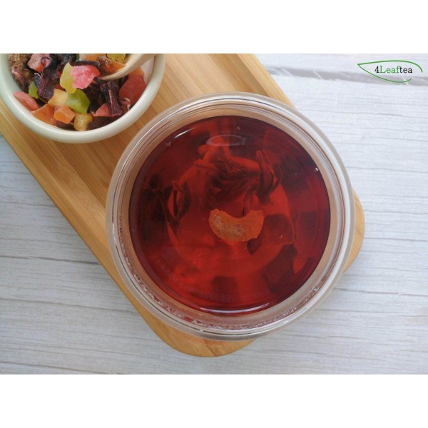 4Leaftea Fruitea Punch Premium Mixed Fruit Tea 150g Flower Tea Floral