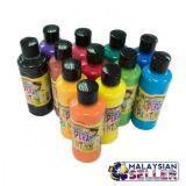 [BLACK] Colourful Tempera Paint Safe WashOff Poster Paint toys for girls PGMall