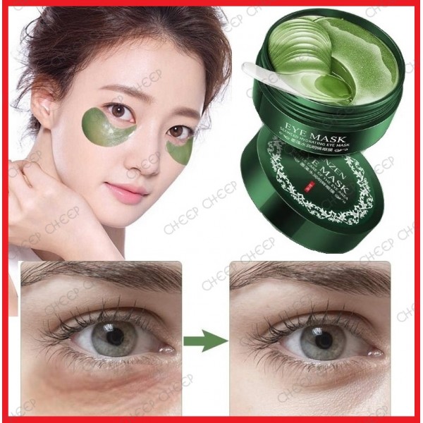 Venzen Seaucysket Seaweed Hydrating Eye Mask for Eyebag Puffiness Dark