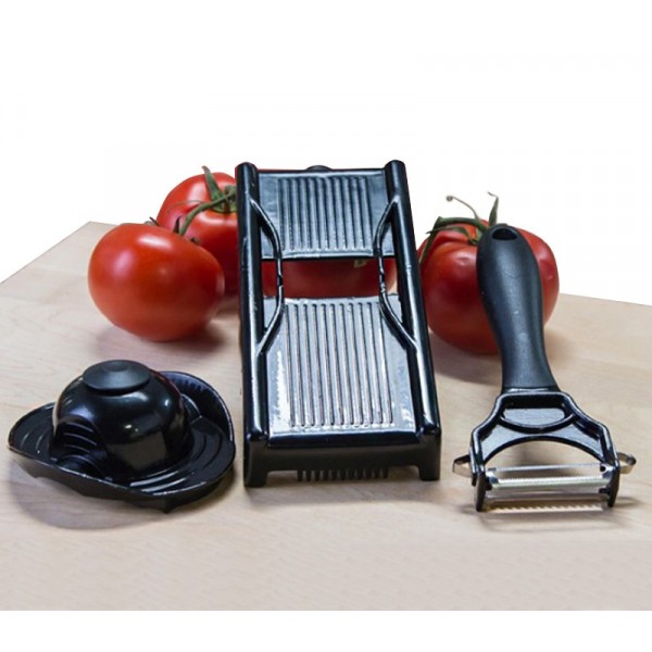Miracle Peeler 2 in 1 Julienne Peeler with Bonus Mandoline Included