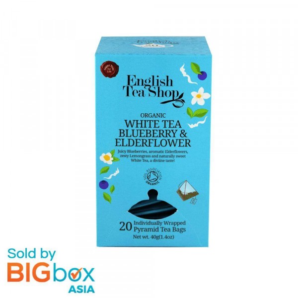 English Tea Shop Organic Herbs & Fruits Tea 40g (Pyramid Envelops 20's ...