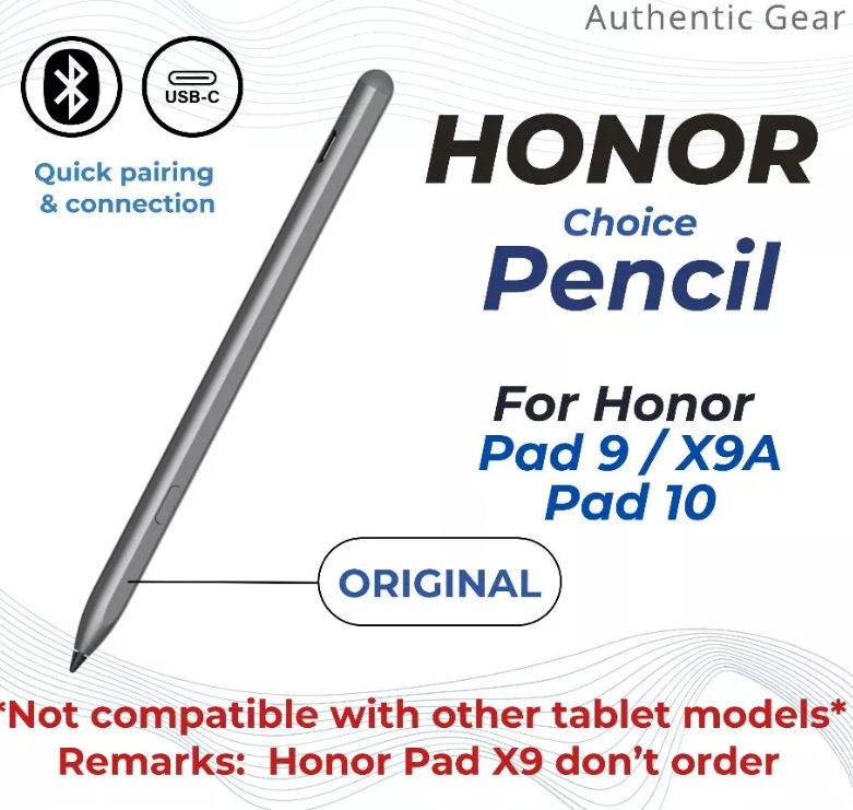 Honor Choice Pencil ONLY for Honor Pad 9 / Pad X9A / Pad 10 Bluetooth Honor Stylus Honor Pen