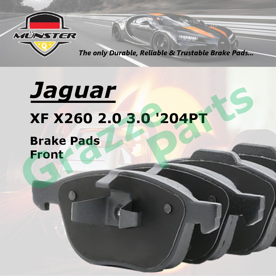 Münster Disc Brake Pad Front Jaguar XF X260 2.0 3.0 2013 '204PT 306PS AJ30 XE XE 760 2.0 F-Pace XE 7