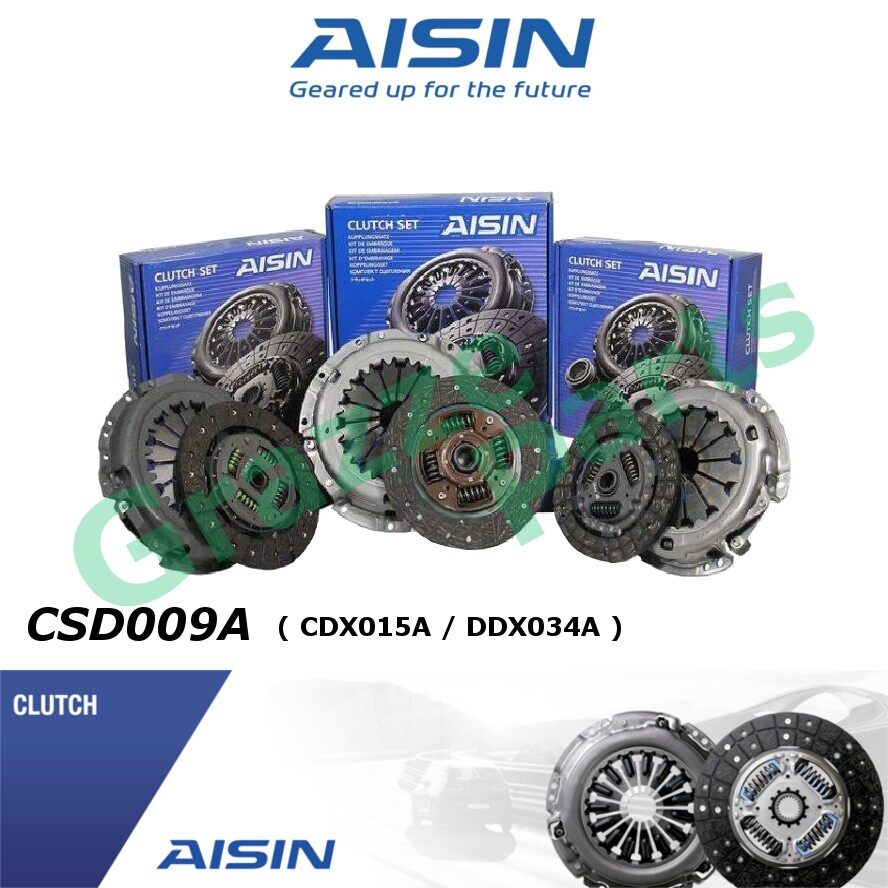 Aisin Clutch Disc Plate Cover Kit Set for Perodua Myvi 1.3 K3 Toyota Avanza F601 - 7.5" x 20T x 22.5