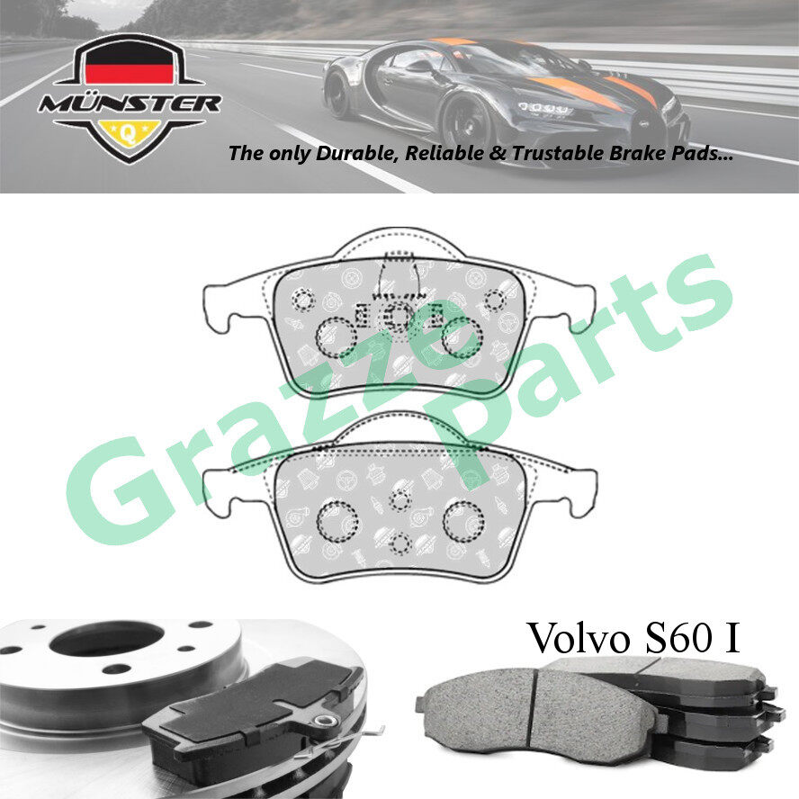 Münster Disc Brake Pad Rear for Volvo S60 I 2.0 T T5 2.3 2000-2010 B5204 T5 B5234 T5 2.0 T5 2004-201