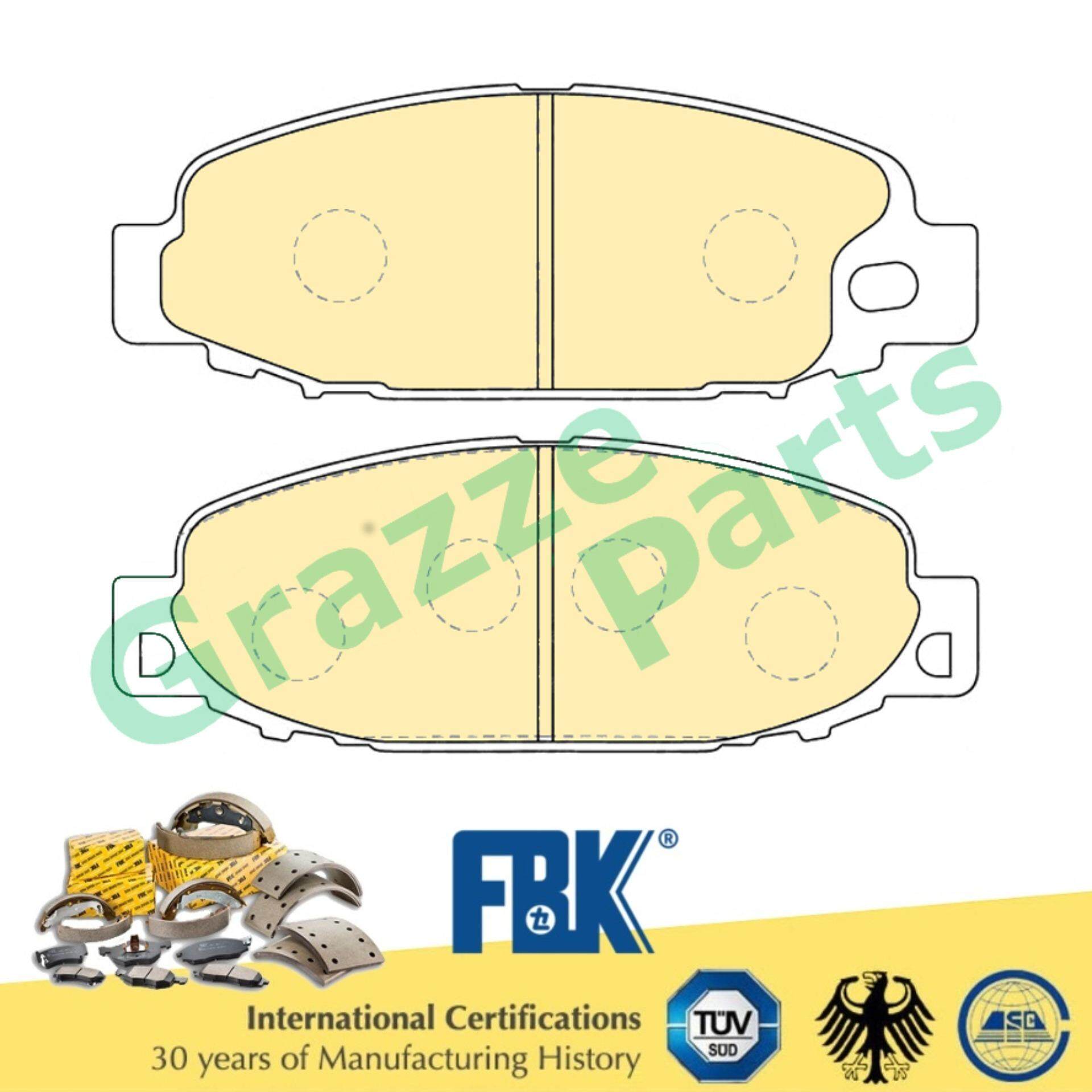 FBK Disc Brake Pad Front for FD6071S Mitsubishi Canter F308 FB511
