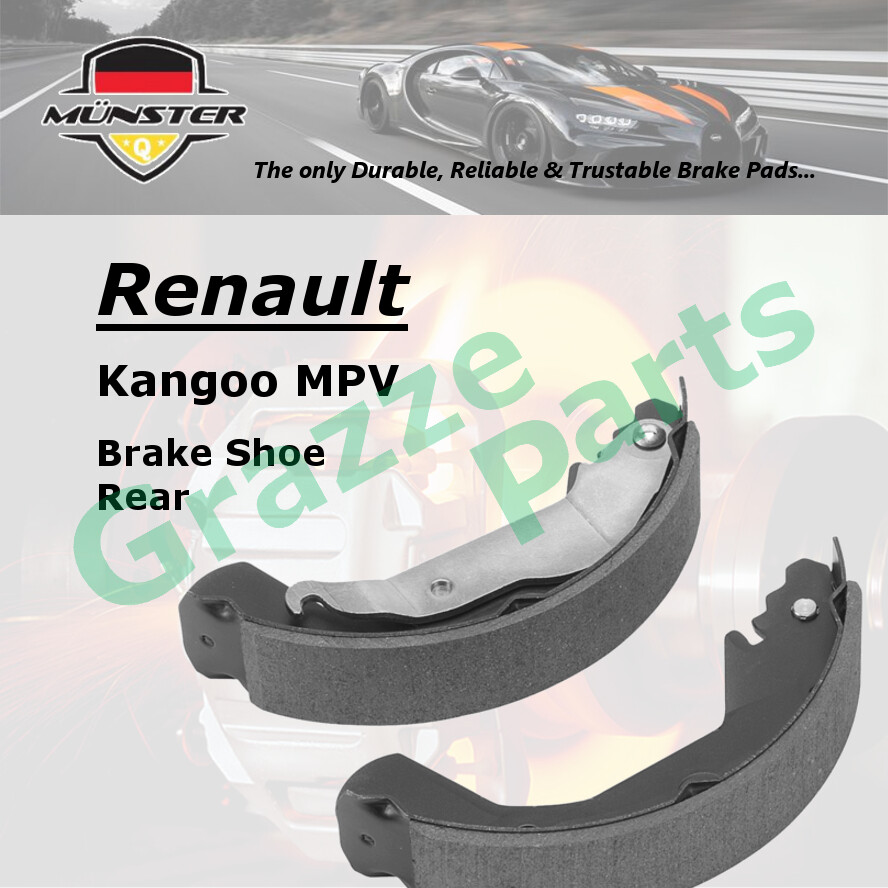 Münster Disc Brake Shoe Rear for Renault Kangoo MPV Panel Van 1.4 1997 E7J634
