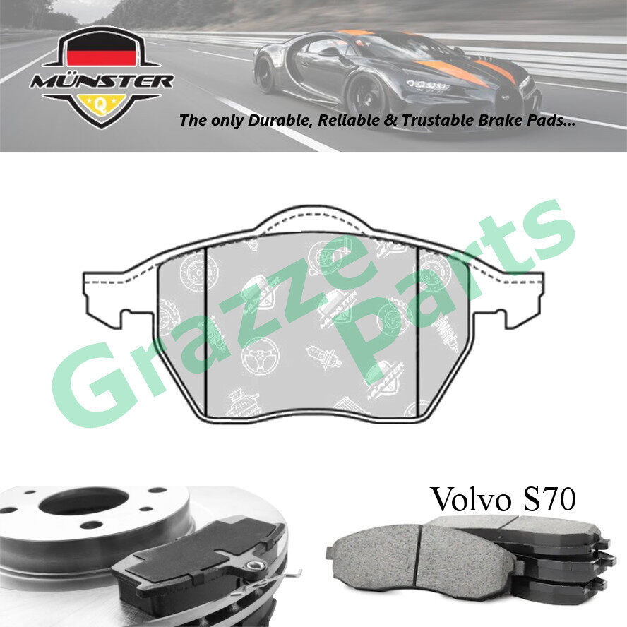 Münster Disc Brake Pad Front for Volvo S70 LS 2.0 2.4 1997-2000 B5202FS B5252FS - 1
