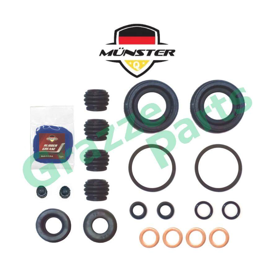 M  nster Disc Brake Caliper Repair Kit (Full Set) Rear for 01473-SD2-931 - 30.5mm Honda Accord CA3 C