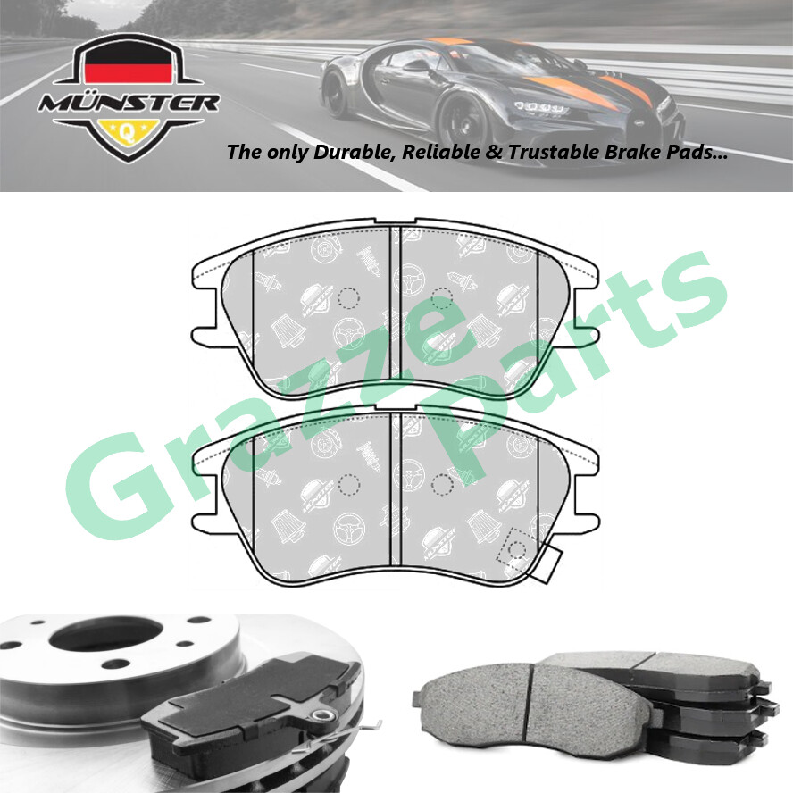 Münster Disc Brake Pad Front for Hyundai Atos (Facelift) MX 1.0i 2002-2005 G4HC-E Atos Prima MX 1.1 