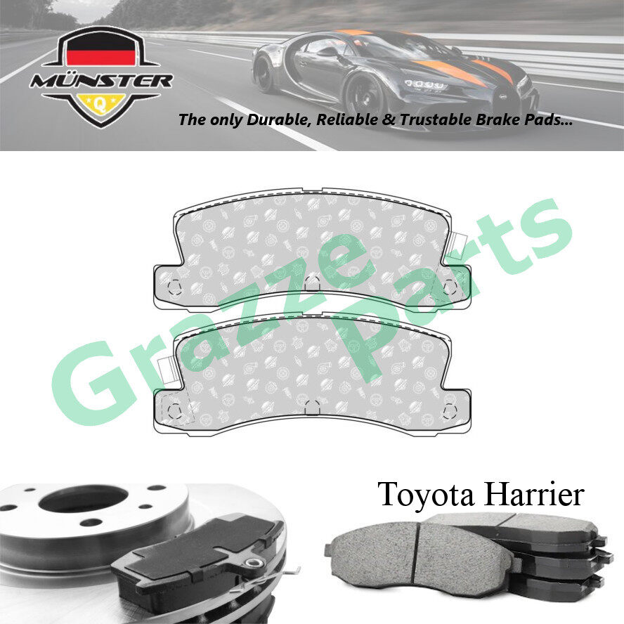 Münster Disc Brake Pad Rear for Toyota Harrier MCU10 15 3.0 1998-2003 1MZ-FE ACU10 2.2 1997-2003 5S-