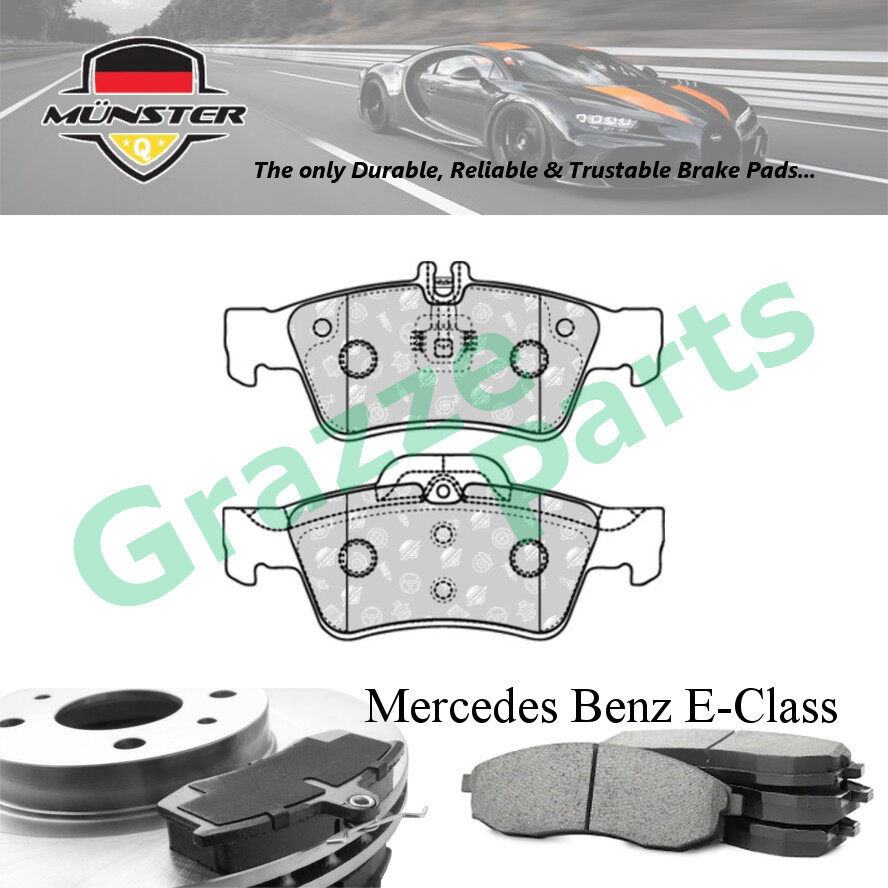 Münster Disc Brake Pad Rear Mercedes E-Class W211 E240 2.6 E270 CDI 2.7(D) E320 3.2 02'-08' M112.913