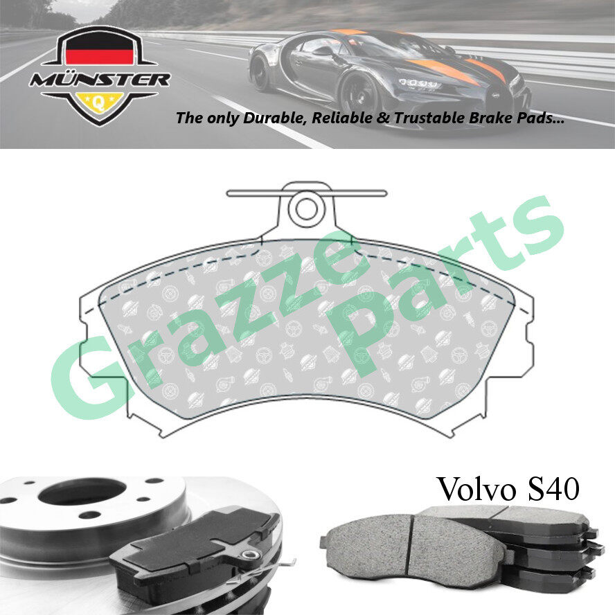 Münster Disc Brake Pad Front for Volvo S40 I VS 2.0 1995-2003 B4204S Volvo V40 VW Estate 1.9 1997-20