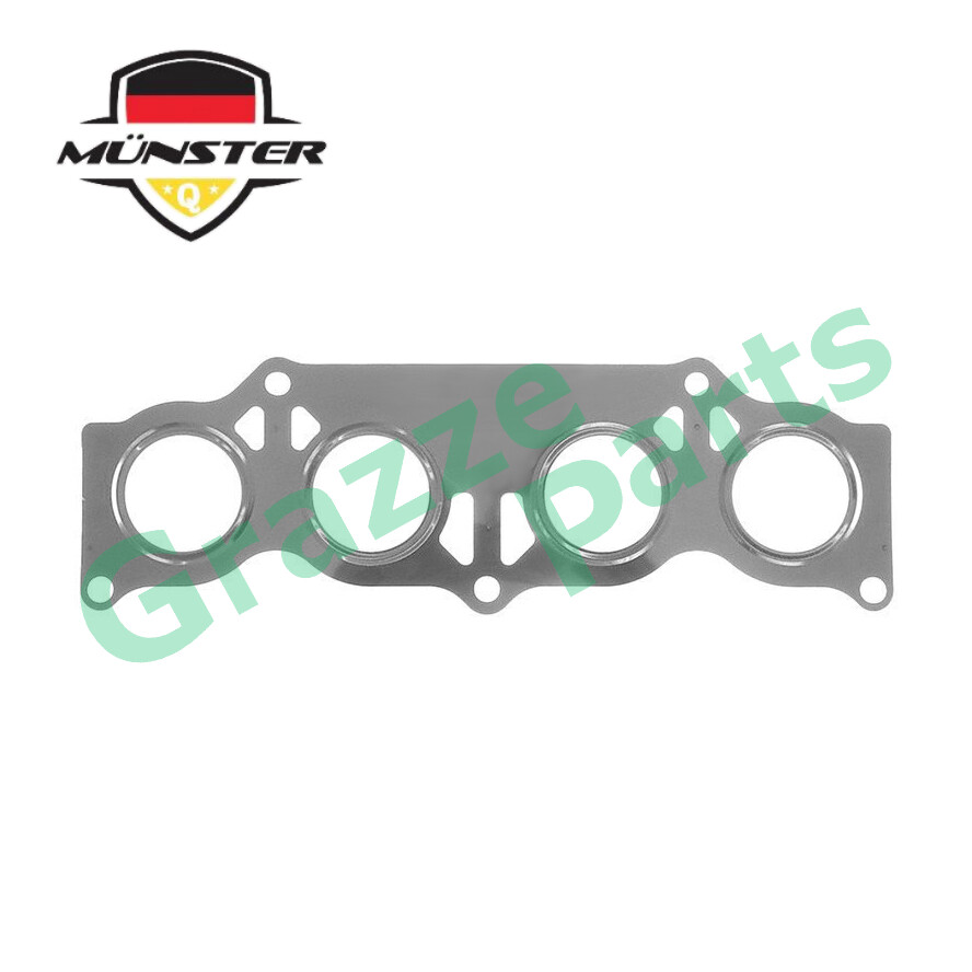 M  nster Exhaust Manifold Gasket 17173-28010 for Toyota Camry ACV30 ACV40 ACV41 2AZ (Metal)