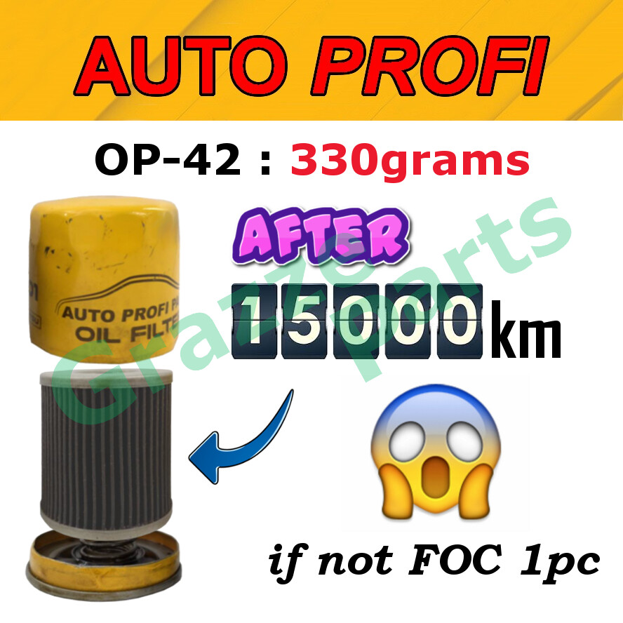 Auto Profi Engine Oil Filter OP-42 for Almera ( N15 ) Cefiro Bluebird D22 Cabstar Datsun Sunny ( N14