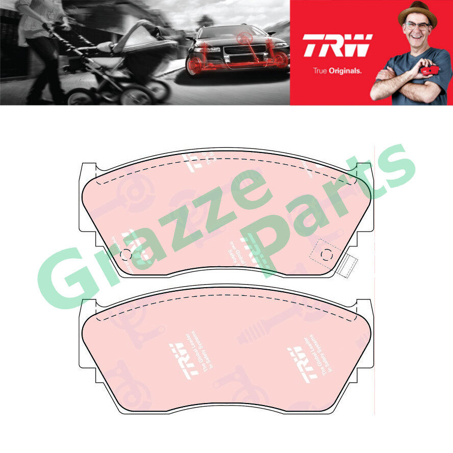 TRW Brake Pad Front for GDB1170 - Nissan Sunny B13 March K11