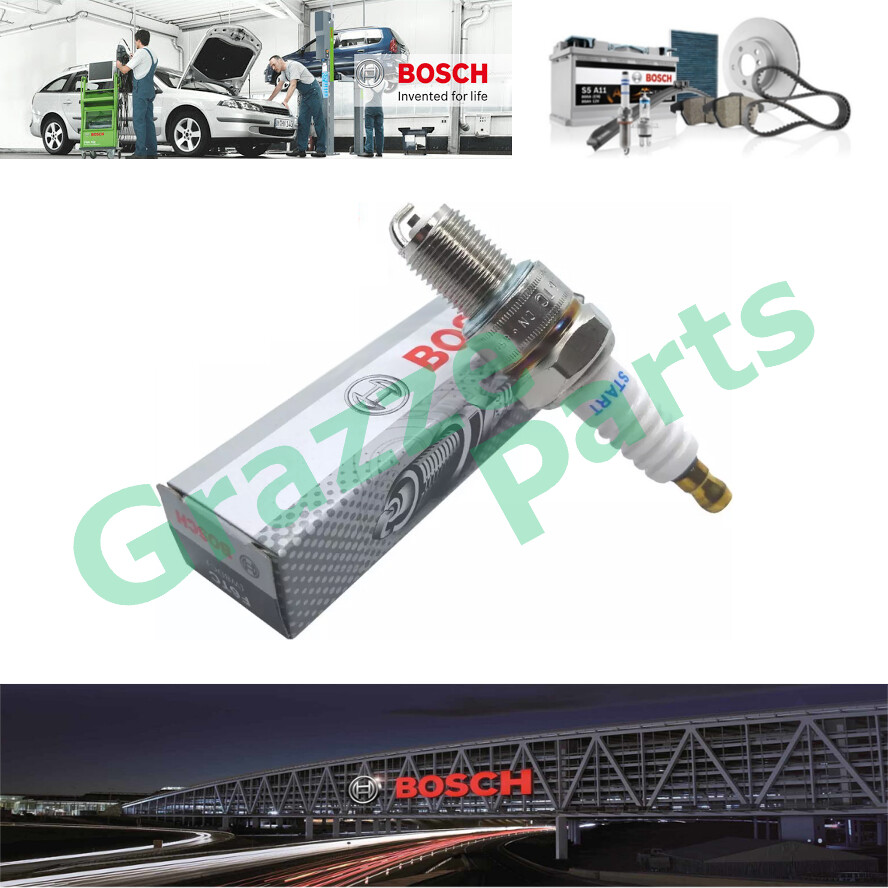 (1 pc) BOSCH Spark Plug W8DC - Proton Saga Iswara 12v Wira Satria Perodua Kancil Nissan Vanette C22