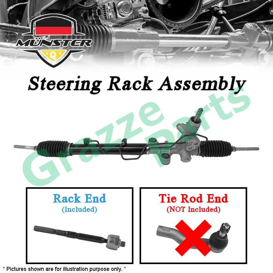 100% NEW - Münster Steering Rack Assy Assembly 53601-SNB-T02 for Honda Civic FD SNA 1.8 i-Vtec SOHC 