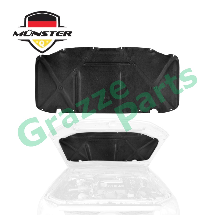 Münster Front Bonnet Hood Insulator 53341-0K010 for Toyota Hilux Vigo KUN25 KUN26 2004-2011 Fortuner