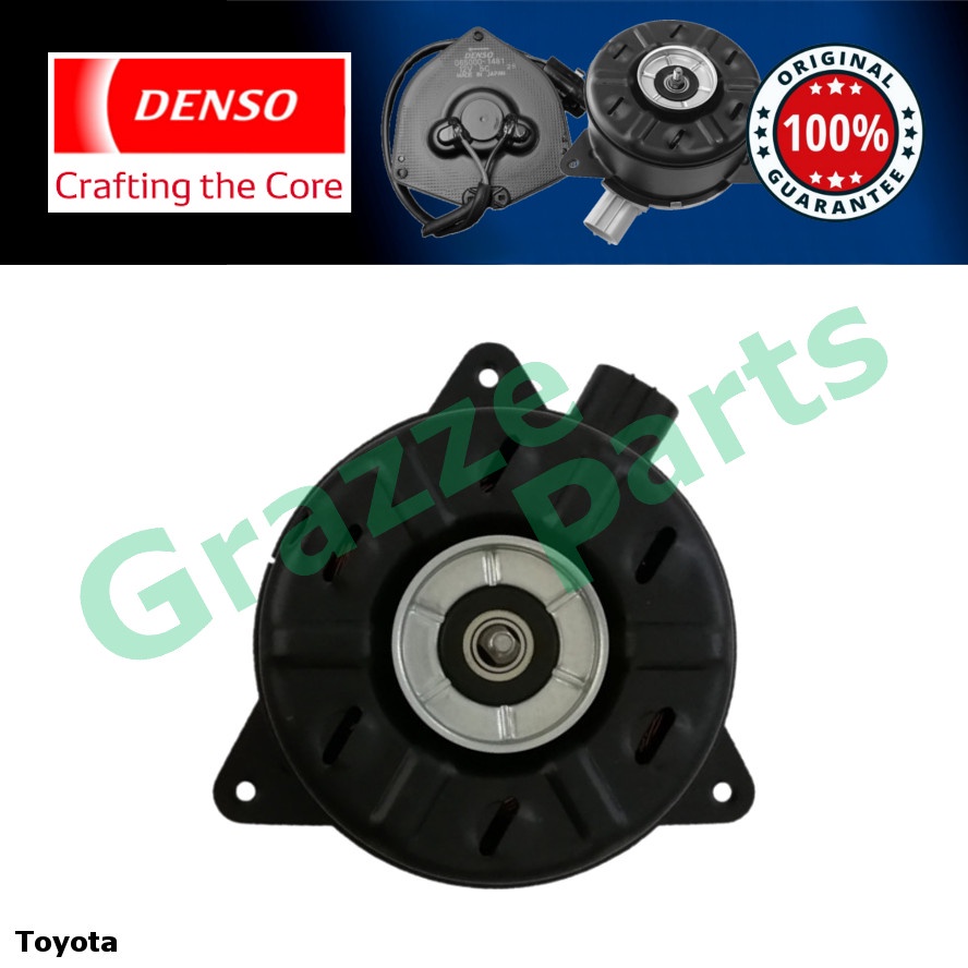 (1pc) Denso Radiator Cooling Fan Motor 168000-2380 / 168000-2410 Toyota Avanza 1.5 F652 2012-2020 Ru